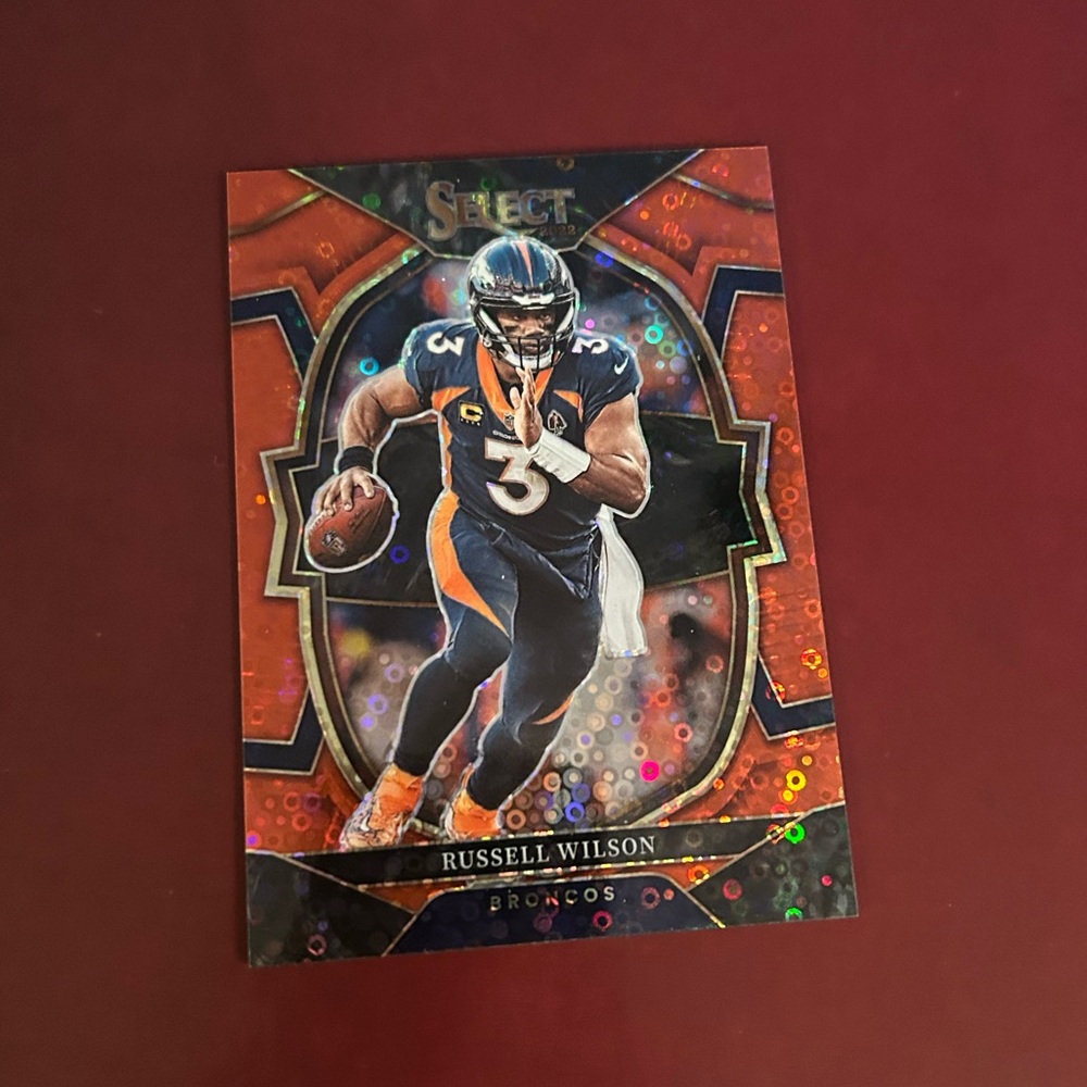 Panini Select Prizm Card Russell Wilson / 49
